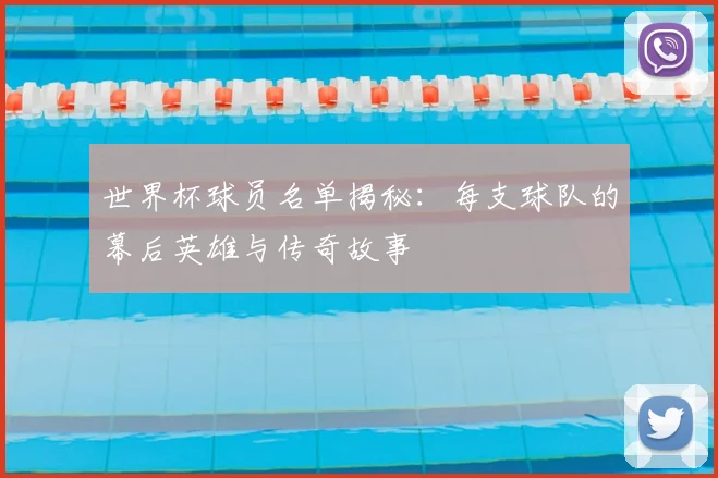 世界杯球员名单揭秘:每支球队的幕后英雄与传奇故事