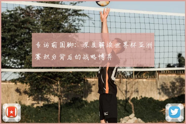 专访前国脚:深度解读世界杯亚洲赛积分背后的战略博弈